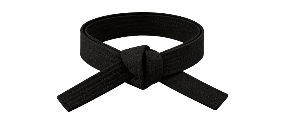 Ceinture de judo noire