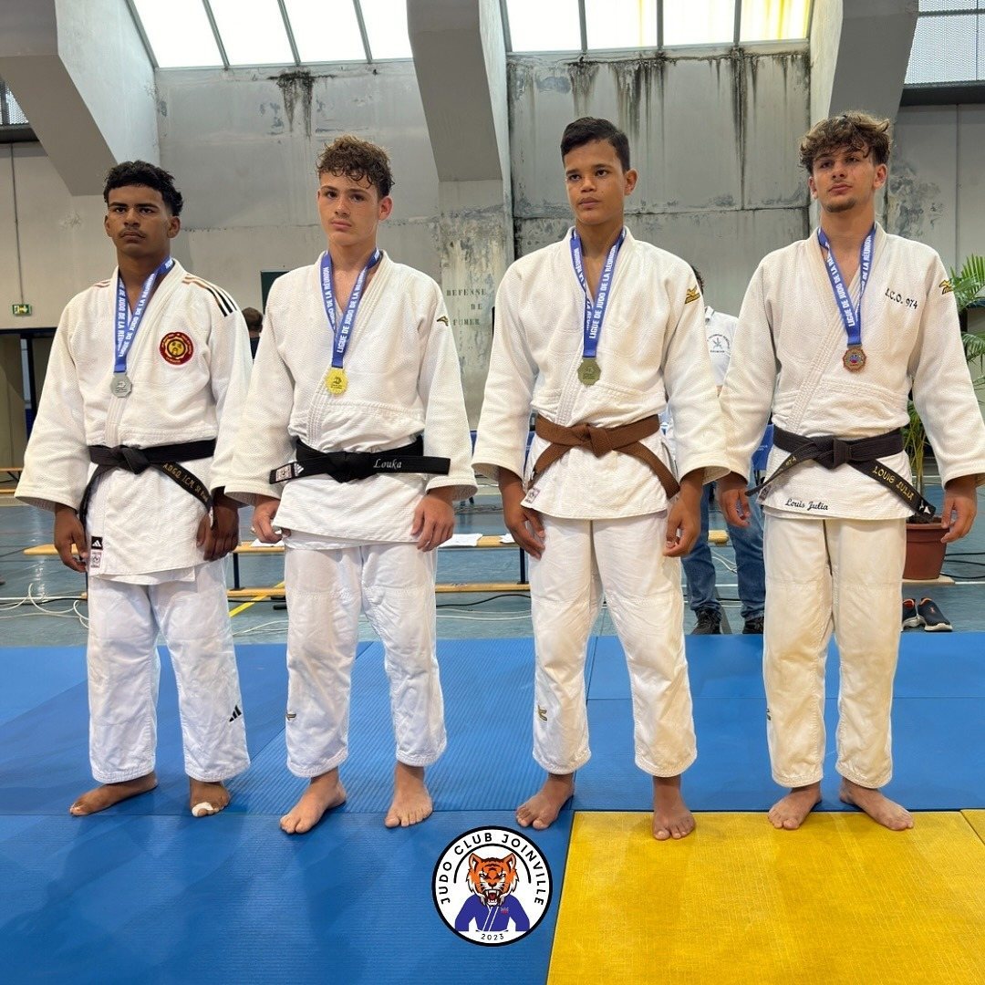 Quatre judokas médaillés lors d’une compétition à La Réunion